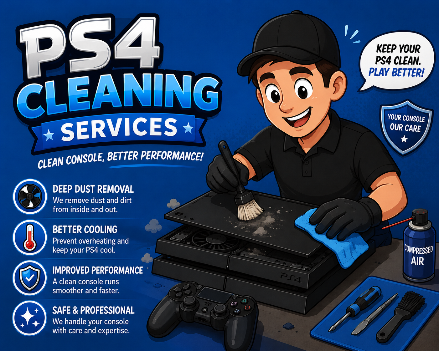 PS4 CLEAN-UP