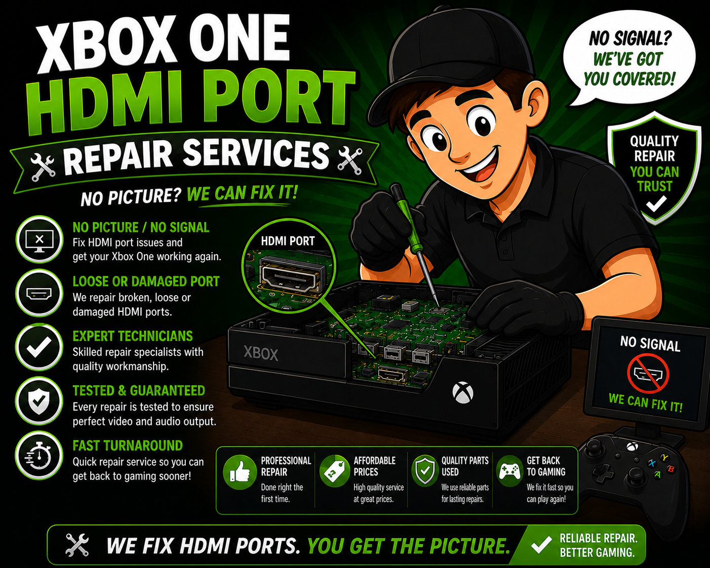 XBOX ONE HDMI PORT REPAIR