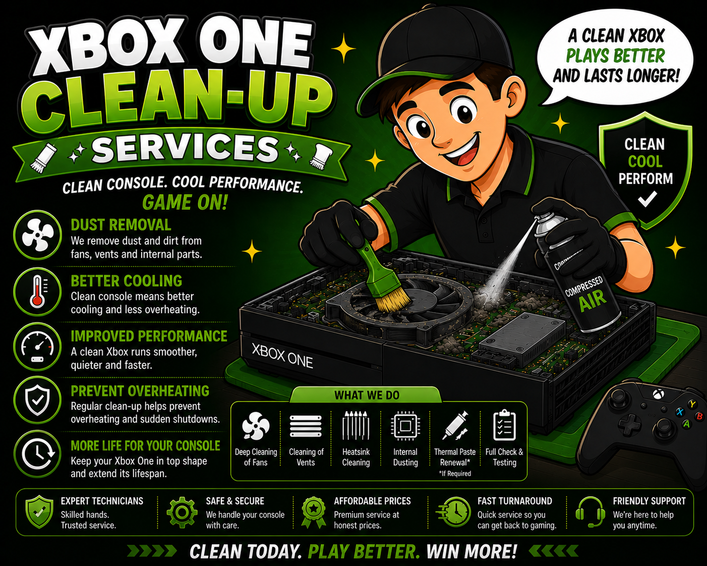 XBOX ONE CLEAN-UP